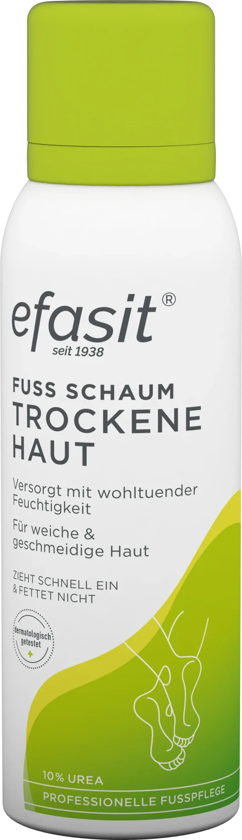 Fußschaum bei trockenen Füßen von efasit