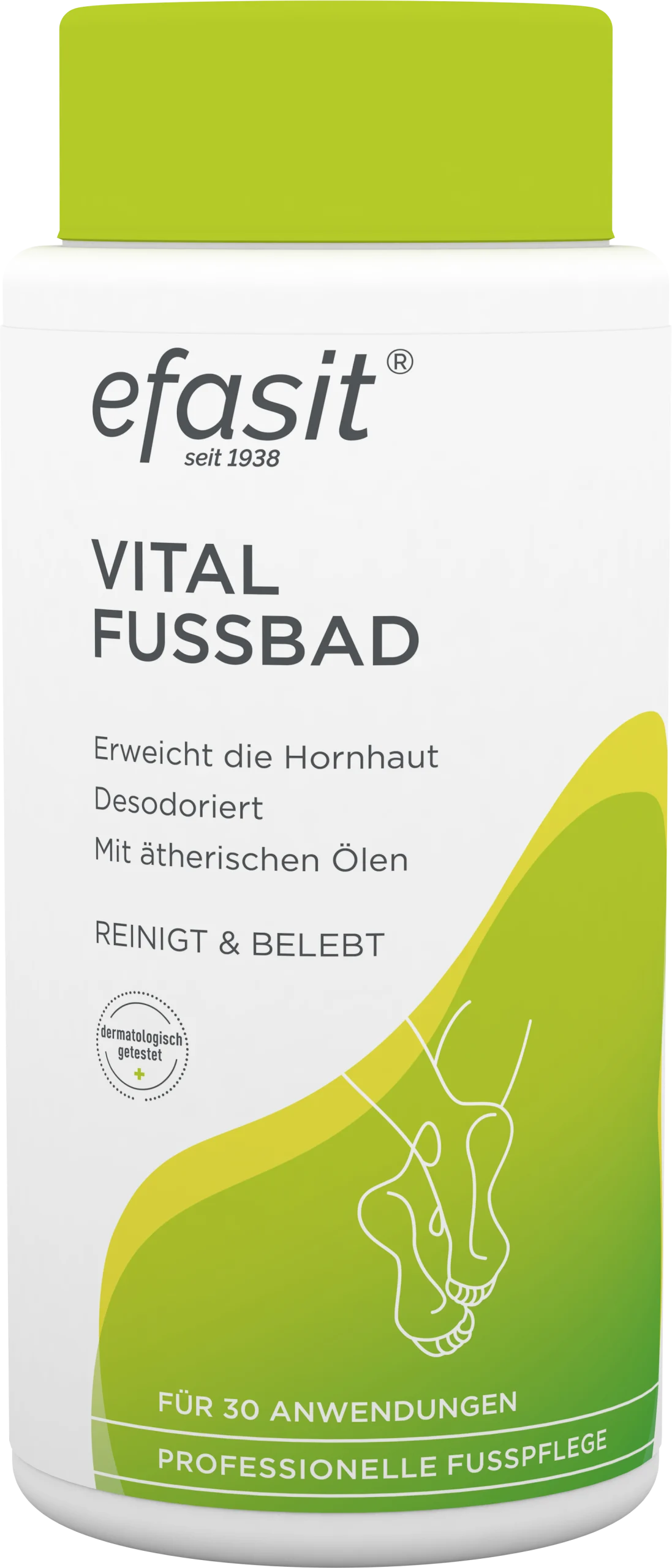 Vital Fußbad von efasit: hornhauterweichend und desodorierend