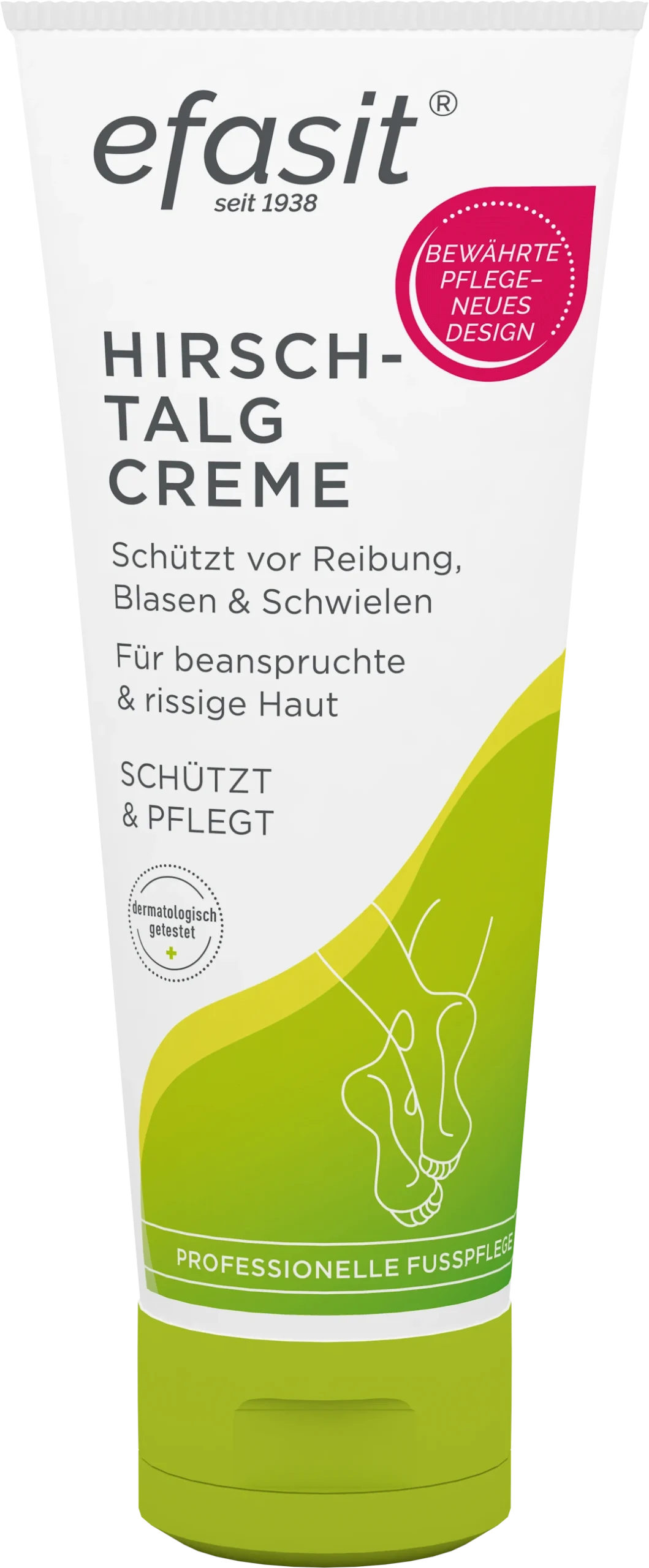 Fußcreme mit Hirschtalg von efasit