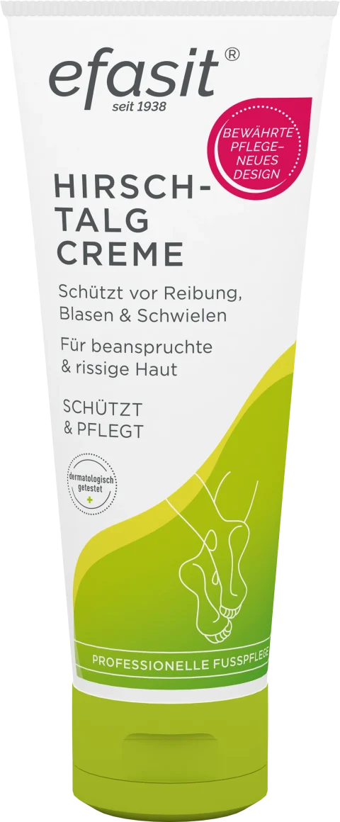 efasit Hirschtalgcreme, ideal zum Wandern