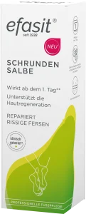 Schrundensalbe von efasit – Effektive Hilfe bei rissiger Haut an den Füßen