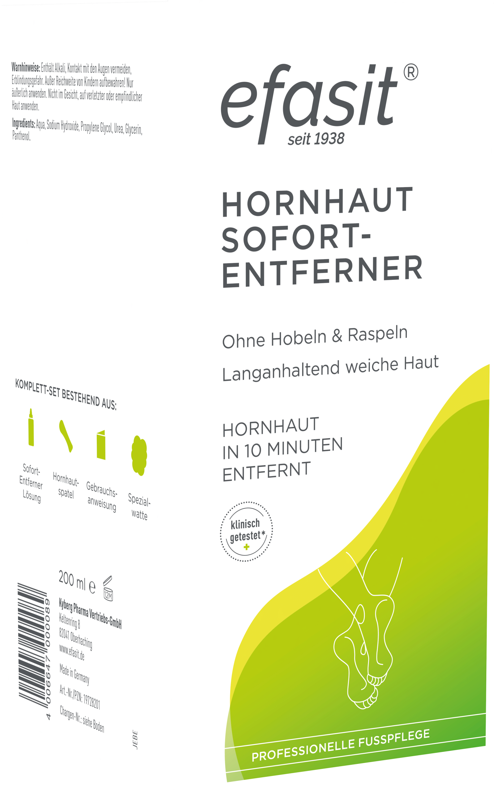 Heiße und müde Füße? Ein Eisgel mit Menthol und Coffein kühlt und erfrischt Füße und Beine.